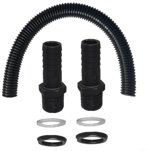 EffiFish Water Butt Connector Kit Rain Diverter Pipe Extension Set For Garden Rainwater Storage Collection Irrigation System,rain