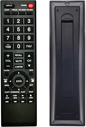 Universal Remote Control for Toshiba TV, Replacement for All Toshiba LCD LED HDTV 3D 4K UHD Smart TVs (Not for Fire TV)