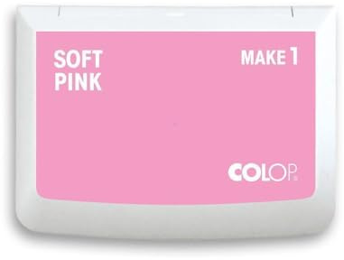 COLOP MAKE 1 Stempelkissen | Rosa/Pink | 90 x 50 mm | wasserbasiertes, schnelltrocknendes Stempelkissen für Holzstempel & Kreativstempel | DIY & Büro