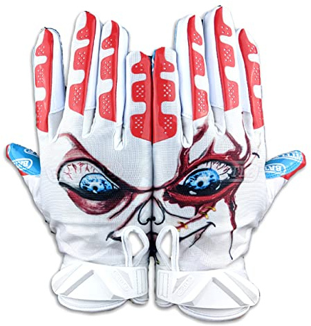 Battle Sports Football Gloves with Wide Receiver, Ultra Sticky Football Gloves, Anti Slip, Football Gloves for Adults Youth