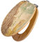 banjado Design WC Sitz Bambus Absenkautomatik 45,8x37,5cm / Toilettendeckel mit Absenkautomatik Holz/hochwertiger Bambus Klodeckel/WC-Sitz für gängigen Toiletten/Motiv Alte Tapeten