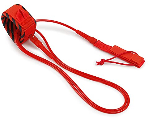 HUIOP - Correa de surf de 6 pies, Leash Surf Surf Leash lisa de acero liso Surf Lope Paddleboard Leash 6FT / 8FT / 10FT