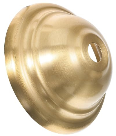 DIKACA Bases para Lámparas de Latón Dorado, Accesorio de Base de Luz Redonda, Resistente y Decorativo, Adecuado para Salón y Lámpara de Mesa