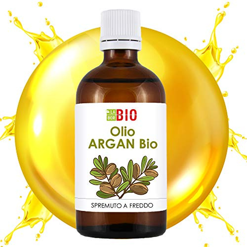 Olio Argan Bio 100% Puro Spremuto a freddo 50 ml - Benessere Corpo e Capelli - Laborbio