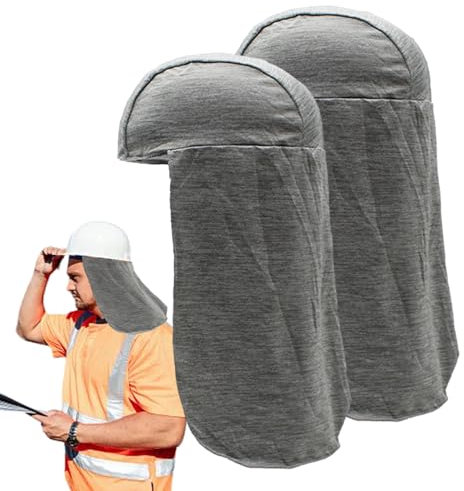 Sombrero de cuello para casco - Gorro, protector de cuello solar, sombra de construcción reflectante, sombrero de sombra ligera para todo el día, sombrero para mujer para uso de construcción