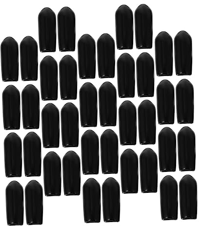 Mipcase Embouts en Caoutchouc pour Protection Peau et Amortissement pour Serrage-tête 100 Pièces pour Bricolage et Handmade