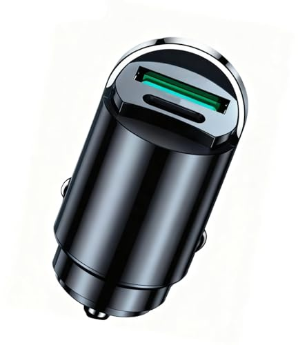 Cargador Coche USB C 120W Carga Rápida, Adaptador Mechero 12V-24V con PD 3.0+QC 4.0, Compatible con iPhone 17 16 Pro MAX Compatible con Samsung S25 Xiaomi Huawei Accesorios Camper Furgoneta Camión