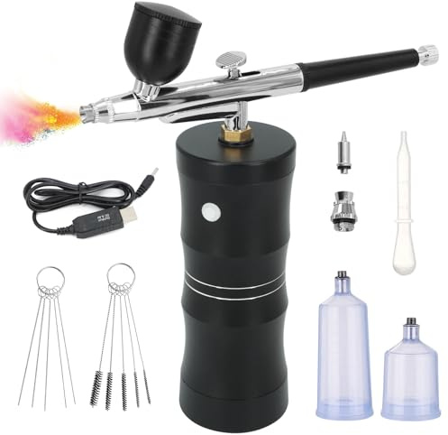 Ykall Cordless Airbrush Kit with 34PSI Compressor