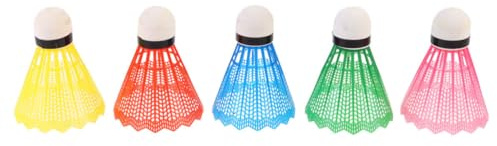 NIYANGLE Volani da Badminton Colorati in Schiuma 6 Pezzi Leggeri e Sicuri per Ragazzo Ragazza, per Gioco e Sport All'aperto Colore Casuale