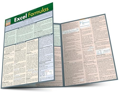 Excel Formulas: QuickStudy Laminated Study Guide (QuickStudy Computer)