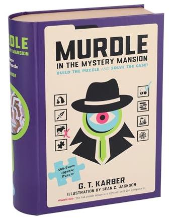 Murdle in the Mystery Mansion 500-Piece Jigsaw Puzzle