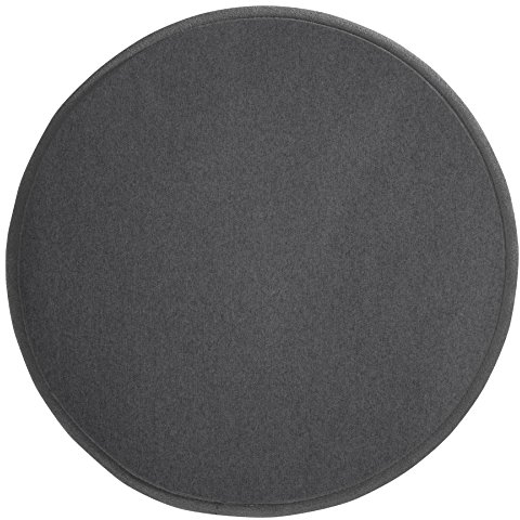 MAGMA Felt -Eins für alle- Sitzkissen Filzimitat (rund ca. 35cm, Anthrazit)