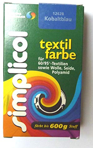 simplicol Restposten Textilfarbe 25g Kobaltblau von Brauns-Heitmann 19,96€/100g