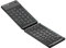Acoucou Mini clavier Bluetooth sans fil pliable, clavier Bluetooth rechargeable, portable, format de poche, compatible avec Mac/iOS, Windows, smartphones Android, tablettes, ordinateurs portables,
