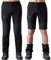SANMIO Herren Wanderhose Zip Off Atmungsaktiv Arbeit Hosen Softshellhose Outdoor Sommer Funktionshose Trekkinghose Entfernbar Schnell Trockend (mit Gürtel) Schwarz, L