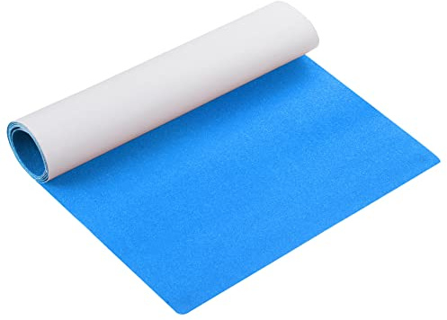 PATIKIL Grip Tape Sheet, Non Slip Tape Waterproof High Traction Grind Sandpaper Grips for Skateboard Skate Scooter Longboard Stair, Blue