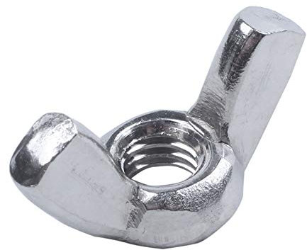 arlote M6 Filetage Diamètre Acier Inoxydable Écrou À Oreilles Papillon 10 Pièces