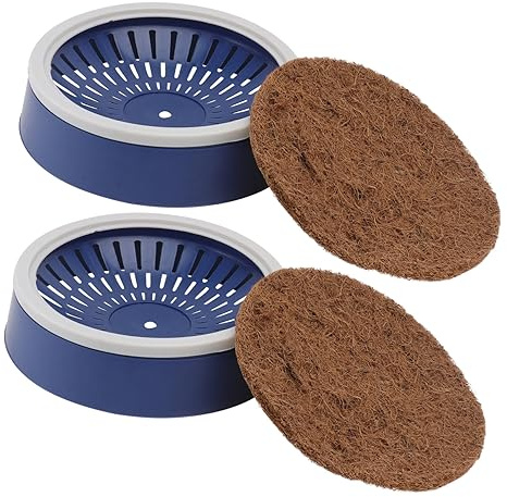 ERINGOGO Set 4 Pezzi Nido per Piccioni Tappetino Traspirante, Plastica Resistente, Cuscinetti in Cocco Riutilizzabili per Allevamento Uccelli Domestici e Uso in Gabbia