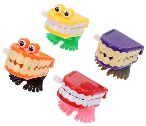 HEMOTON Juguetes de Cuerda Modelo Rana para Niños, Set 4 Piezas Mecanismo de Relojería, Tamaño Pequeño, Juguetes Animales Divertidos para Juegos Infantiles y Obsequio Educativo