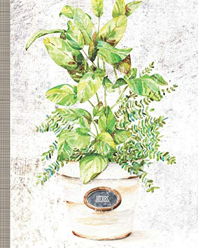 Herbs: Blank Recipe Journal To Write In (Recipe Journal Notebook)
