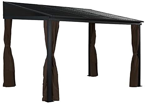 Sojag Aluminium Terrassenüberdachung Portland 1012 | Anthrazit | 288x367x240 cm