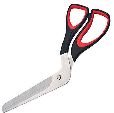 QINGGANGLING999 Cortapizzas Cortador de Cocina Pizza Tijera Scissor Panqueques extraíbles Slice Striker Cocina Multifuncional Sharp Blade Acero Inoxidable Barbacoa Rebanador de Pastel (Color : B)
