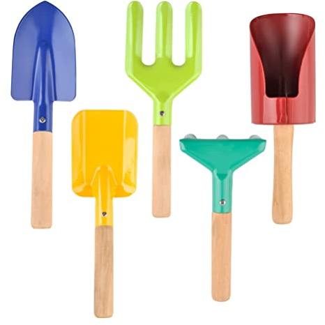 Tumnea Set di Attrezzi da Giardino per Bambini Attrezzi da Giardino Attrezzi da Giardino per Bambini Mini Attrezzi da Giardino per Scavare Il Giardino Giocattoli Giocattoli per sabbiera Attrezzi