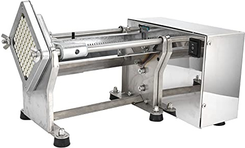 pommes de Terre électrique, Râpe à Légumes électrique, frites de Qualité Commerciale frites Professionnel Machine à Frites électrique Pour Air Fryer Pommes de Terre en Dés