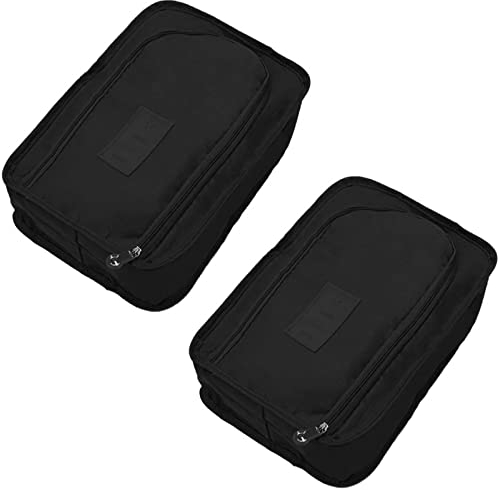 2 Stück Schuhtasche Reise Wasserdicht Schuhsack für Schuhe Schuhbeutel Koffer Organizer Schuhtaschen Portable Travel Shoe Bags Organizer für Reisen Oder Zuhause-Aufbewahrung