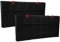 vhbw 2X Aktivkohlefilter kompatibel mit Bauknecht DNHV3660SG, DNHV5363SG, DNHV5460SG, DNI2360WS Dunstabzugshaube - 43 x 21,7 x 3,3 cm