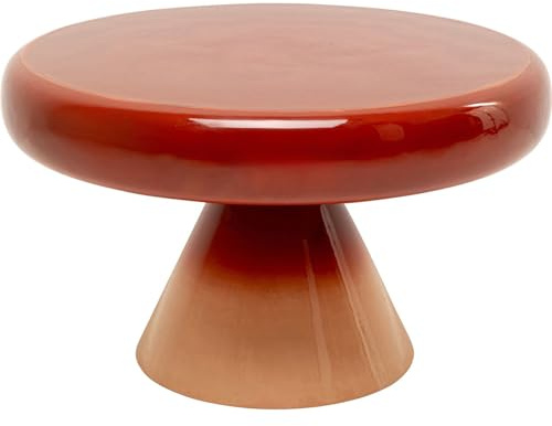 Kare Design tavolo basso per divano Rici Colore, arancione, tondo, diametro 60 cm, per divano, piano d'appoggio, studio, lounge, sala d'attesa