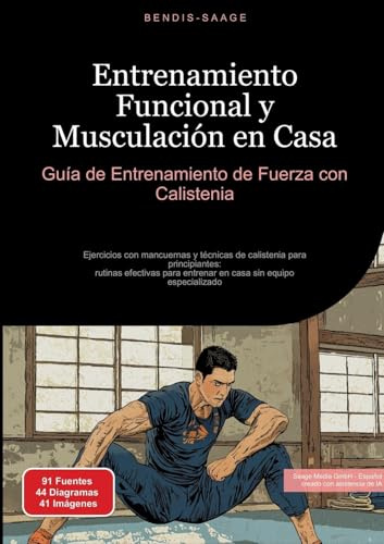 Entrenamiento Funcional y Musculación en Casa: Guía de Entrenamiento de Fuerza con Calistenia:Ejercicios con mancuernas y técnicas de calistenia para ... entrenar en casa sin equipo especializado: 1