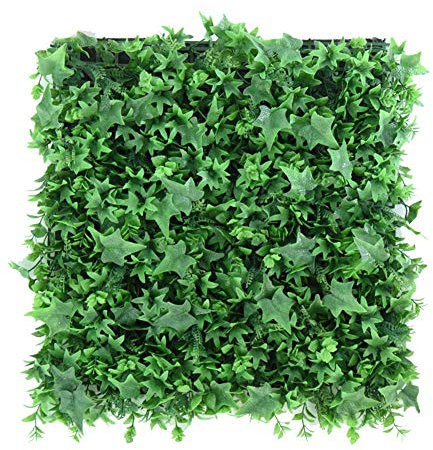 YNGJUEN Plante de Couverture Artificielle Anti-UV Élagage Couverture Verte Conseil Convient for l'extérieur ou Jardin intérieur Décoration (Couleur: Vert, Taille: 50x50cm) (Color : B)