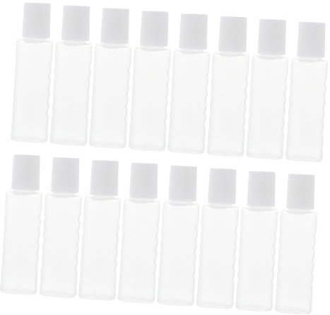 COLLBATH 25stücke Reiseflaschen Mini Flüssigkeitsflasche Lösungsflasche Aus Pp-material Tragbar Für Reisen Und Flugzeuggebrauch Auslaufsicherer Deckel Für Kontaktlinsenversorgung