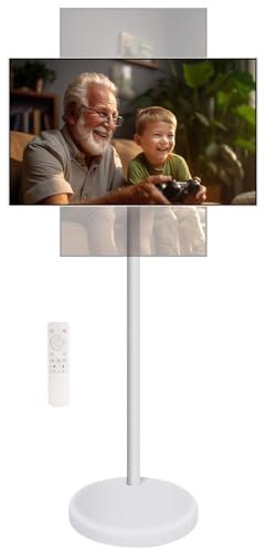 auvisio Mobiler Smart-Bildschirm mit 23,8, Android 13, HDMI, Akku, Touch, USB