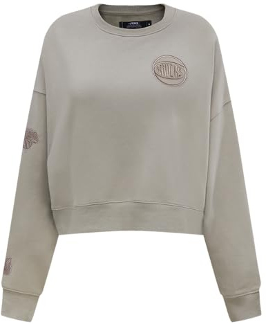 Pro Standard dam NBA Neutral W FLC rund hals, brungrå, L, Mullvadsbrunt, L