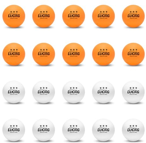 LUOXG Ping Pong Balls, Ping Pong Balls 20 Pack