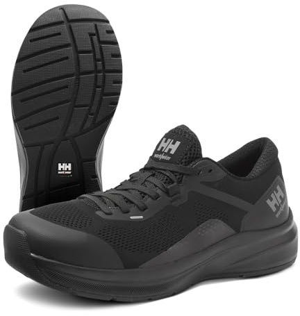 Helly Hansen Barcode Aluminum Toe Work Shoes, 990 Black, 9.5 Wide