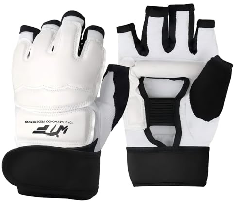 Guantes MMA Entrenamiento de Arte Marcial, Guantes de Boxeo Karate Taekwondo Sparring para Niños y Adultos (XL)