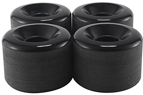 Ujjdwiurgh 4 st skateboardhjul elastisk PU bärbar flexibel 65 x 45 PU skateboard hjul sport svart