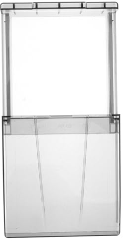 PAMINGONO Splash Resistant Transparent Sticky Wall Socket Cover for Bathroom and Outdoor Use Single Outlet Protective Receptacle Cover with Elegant Simple Design and Practical Structure