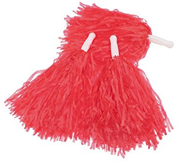 12 Pack Cheerleading Pom Poms Sports Dance Cheer Plastic Pom Pom for Sports Team Spirit Cheering