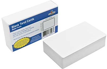 80 Blank Tarocchi dimensioni carte da gioco, finitura opaca