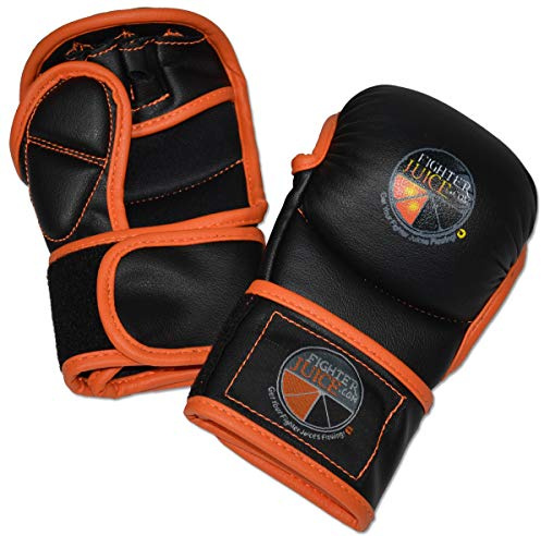 FightersJuice Kids MMA Grappling Training Gloves (Youth Medium)