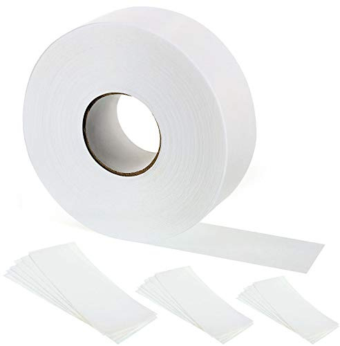 Maitys Wax Strips Roll, Non Woven Muslin Strips for Body and Facial Hair Removal, 2.75 x 50 Yards, White