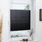 Grandekor Plissee Klemmfix ohne Bohren Schwarz 90x120cm(BxH) Plissees lichtdurchlässig Blickdicht Jalousien ohne Bohren Fensterrollo Klemmrollos Sonnenschutz Sichtschutz Faltrollo Rollos für Fenster