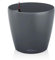LECHUZA-Pflanzgefäß Classico Color ECO 35 Grau | Pflanzgefäß mit Bewässerungssystem und Wasserstandsanzeiger|aus 100% recyceltem Kunststoff | Matte Oberfläche | Ø 34,5 x 32,5 cm | 18933