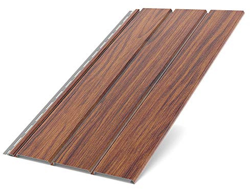 Pannelli di plastica effetto legno di noce, pannelli da parete, pannelli da soffitto, rivestimento sottotetto, pannelli sottotetto (pannelli standard 1,50 x 0,305 m)