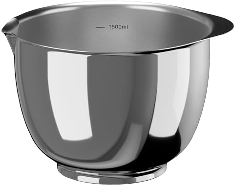 Rosti Margrethe Rührschüssel, Teigschüssel, Metallschüssel, Salatschüssel, Schüssel 1,5 Liter aus Edelstahl