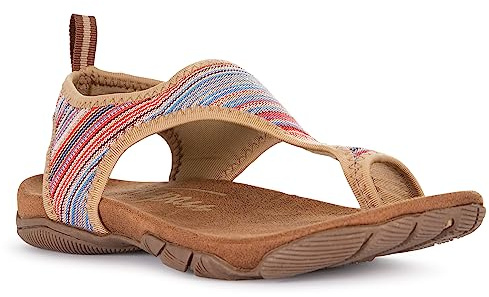 Trespass Womens Walking Sandals Beachie - Toe Post Woven Textile Upper, Cushioned Footbed, Durable Traction Outsole, Textile Lining